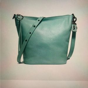 Authentic Coach Duffle Handbag Blue